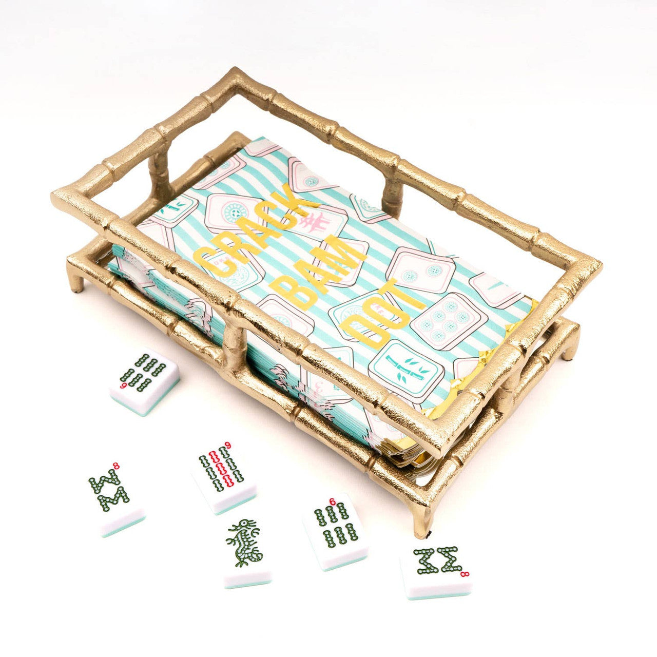 Mahjong Stripe Paper Guest Towel Pack