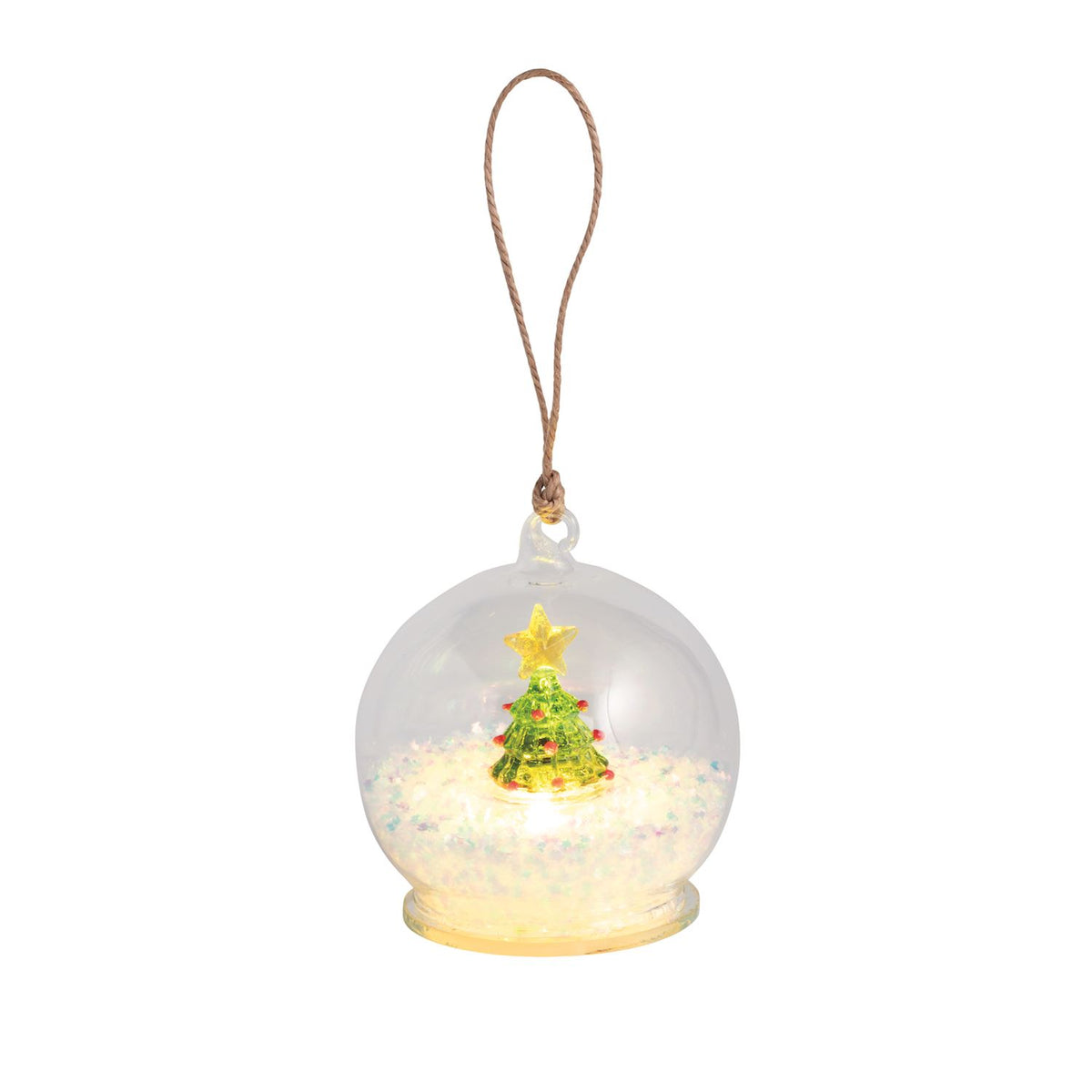 Cardinal Light-Up Ball Ornament
