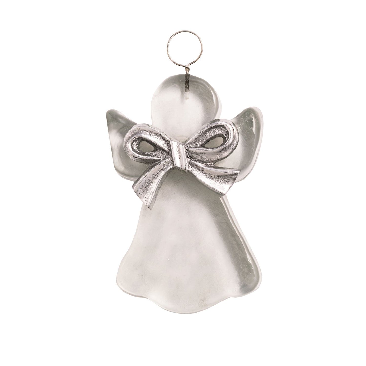 Mud Pie Metal Heart Glass Ornaments