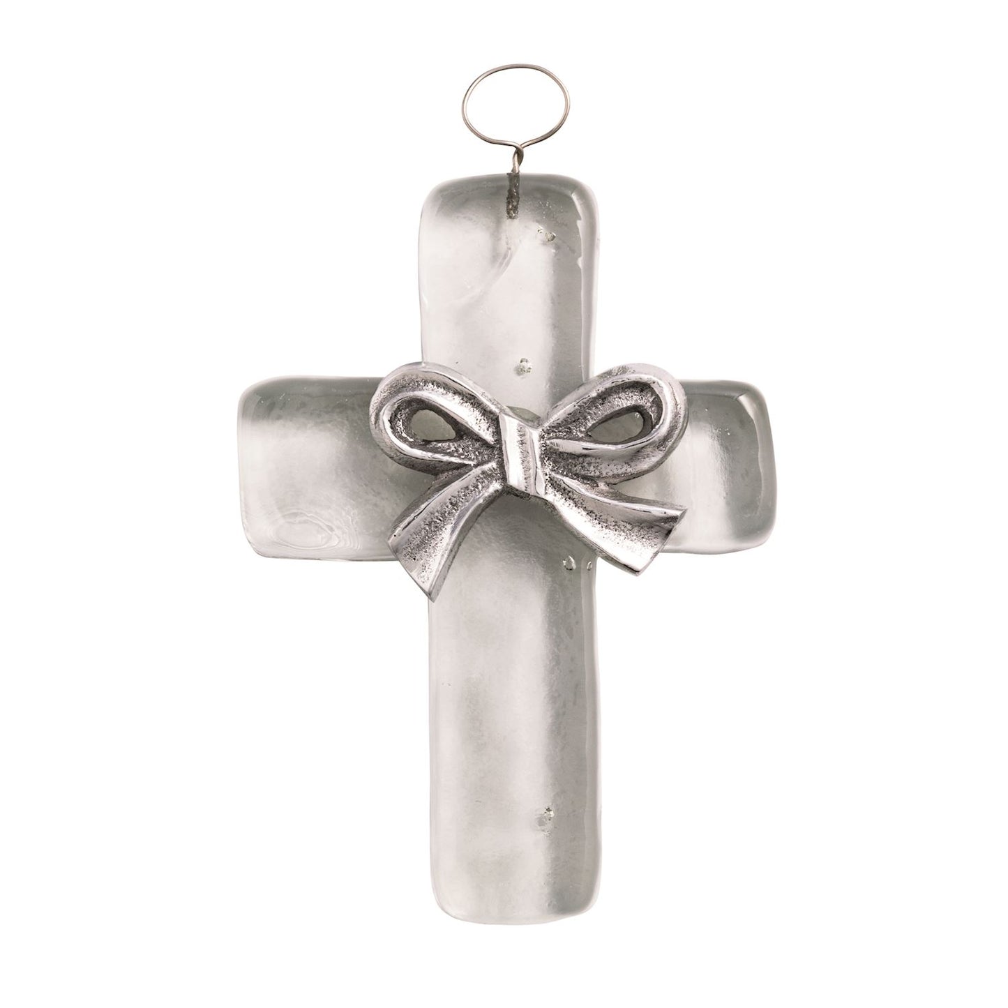 Mud Pie Metal Heart Glass Ornaments