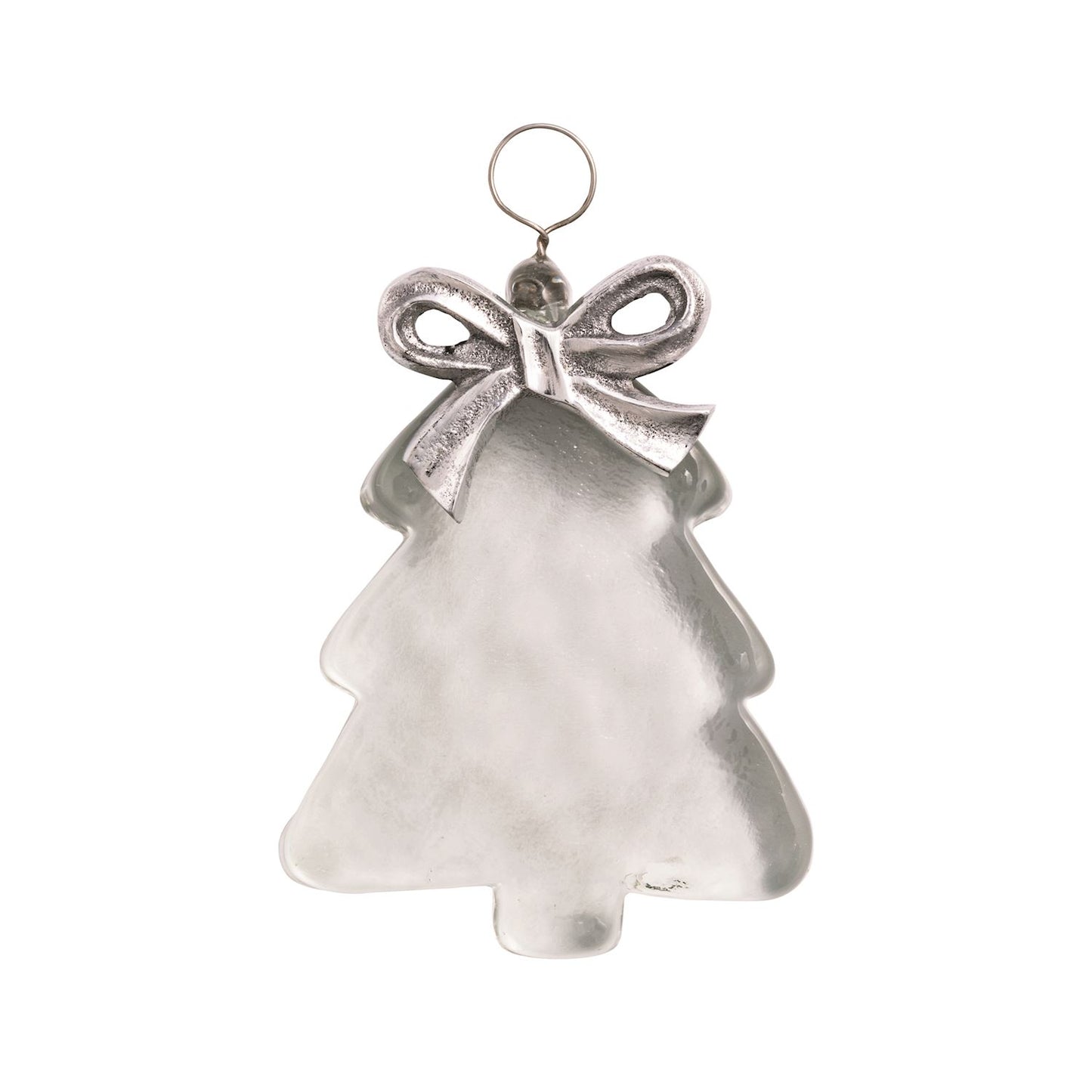 Mud Pie Metal Heart Glass Ornaments