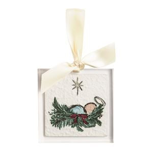Mud Pie Nativity Acrylic Ornaments