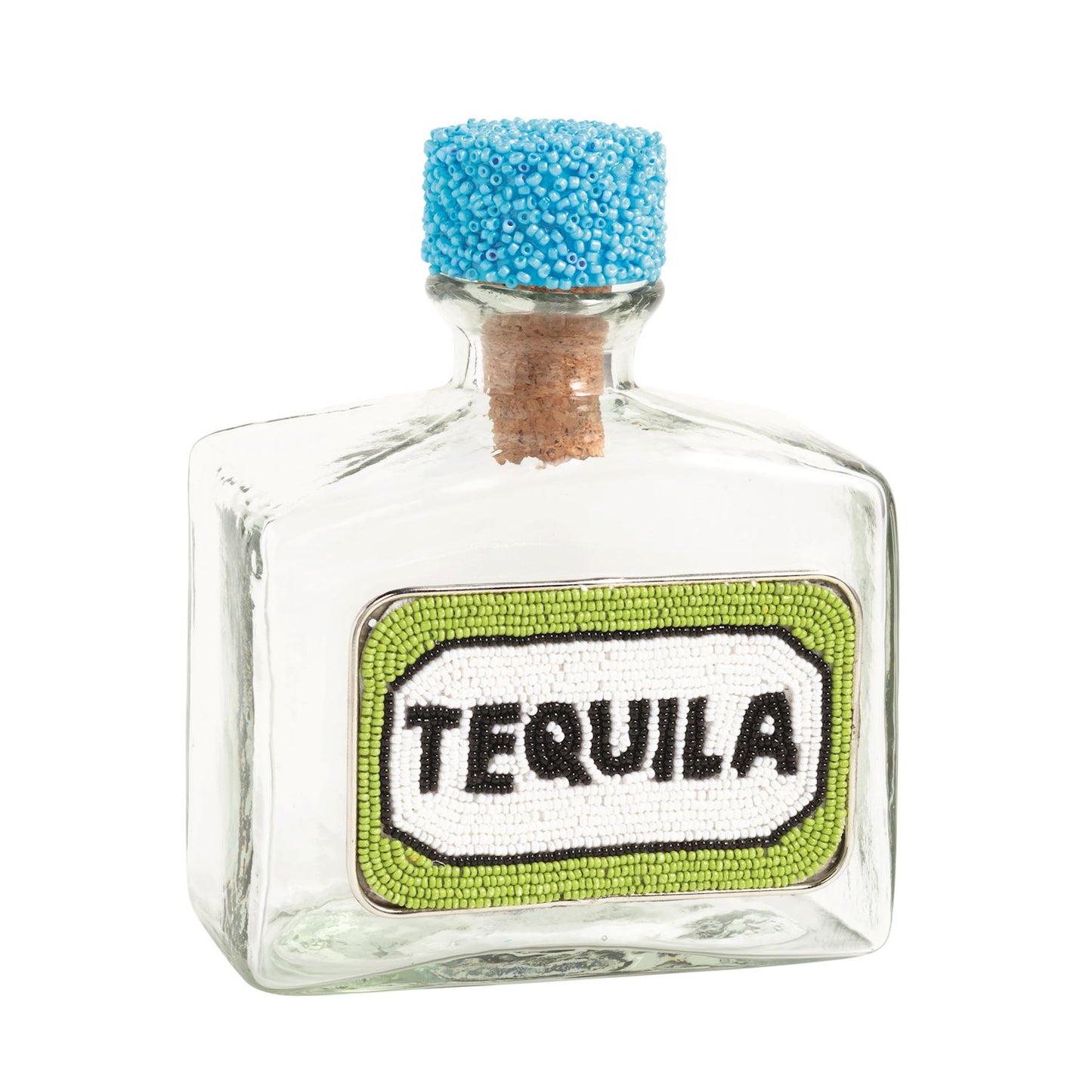 Mud Pie Beaded Bar Decanters