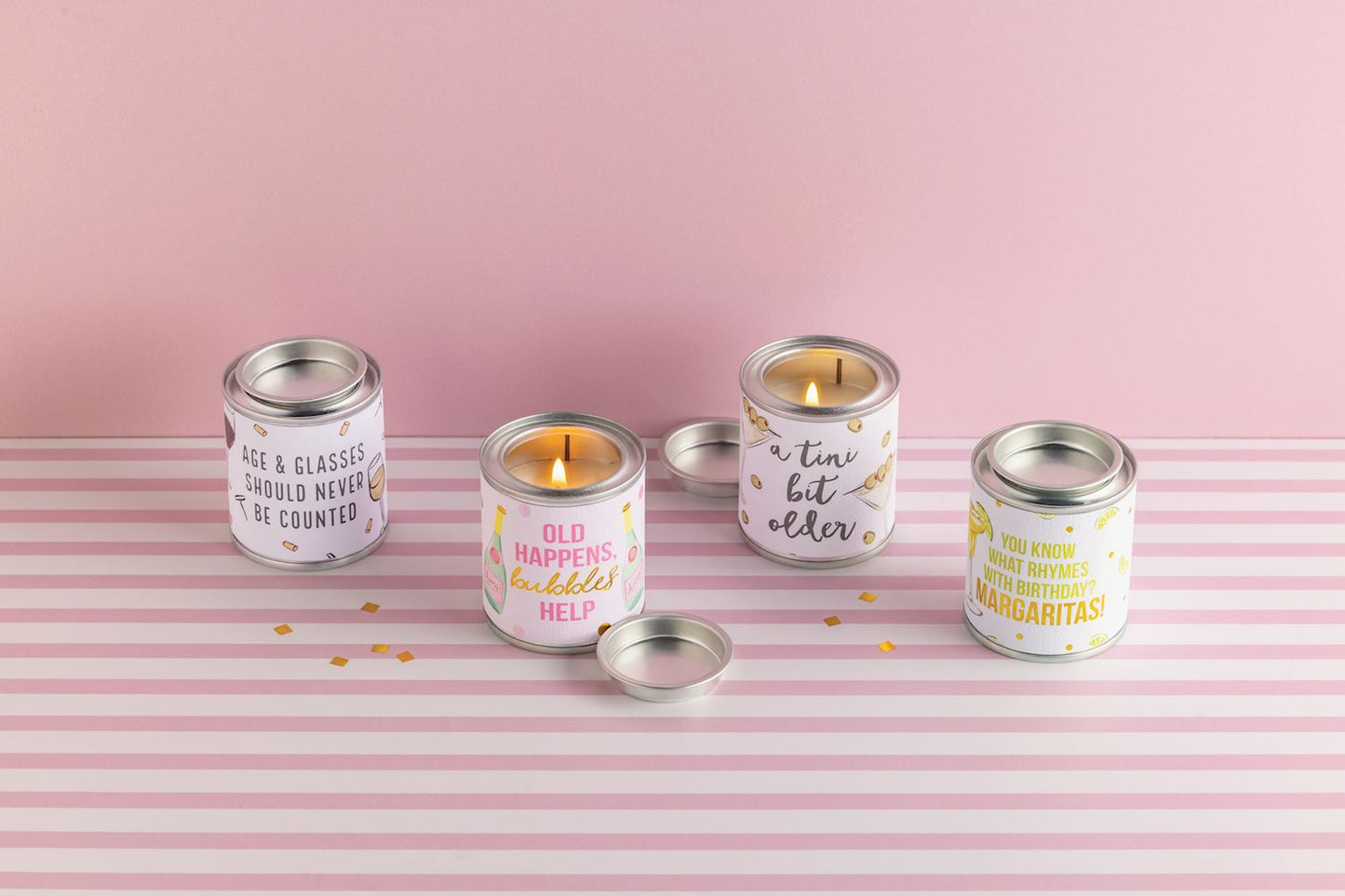 Mud Pie Birthday Tin Candles