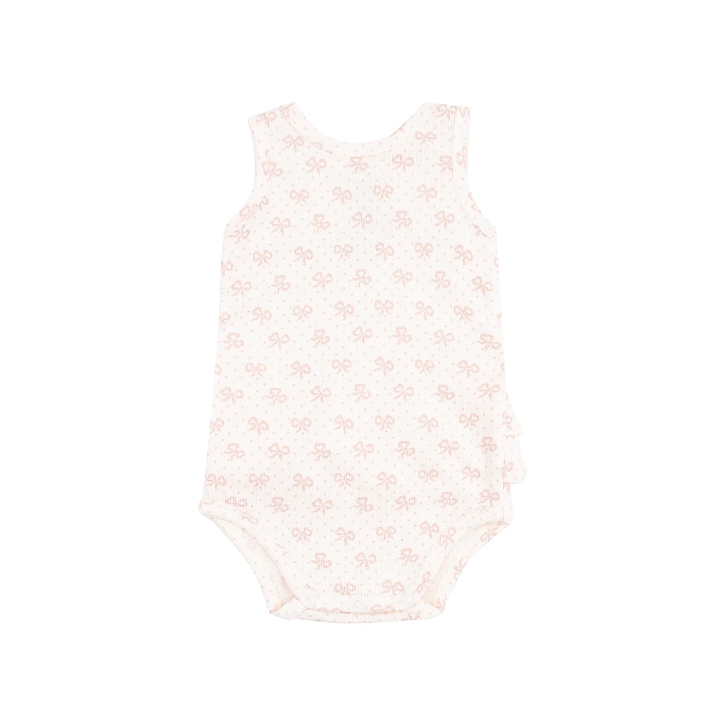 Angel Dear Vintage Mini Bows Ruffle Tank Bubble