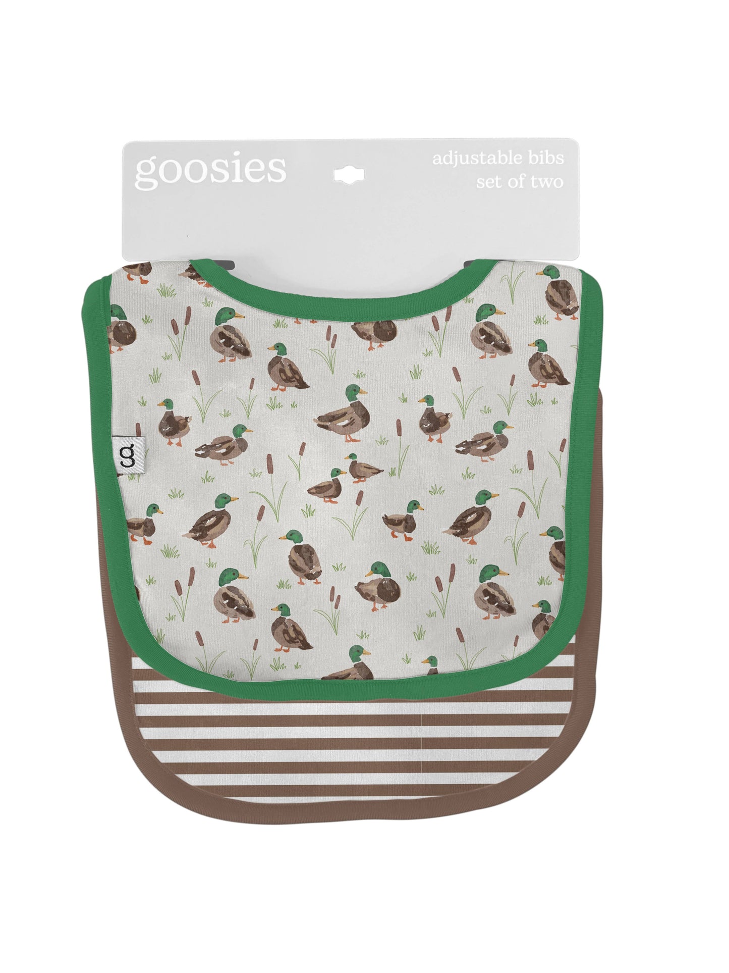 Mallard Drake Ducks Bib Set