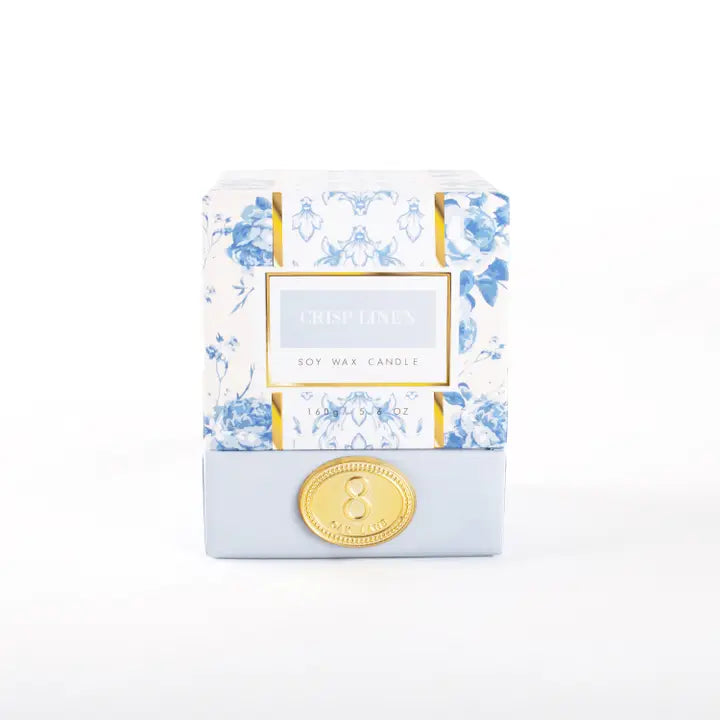 Crisp Linen 5.6oz Soy Candle
