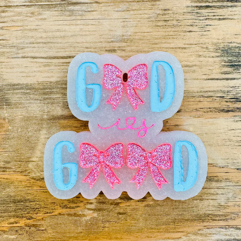 God is Good Bow Car Freshie