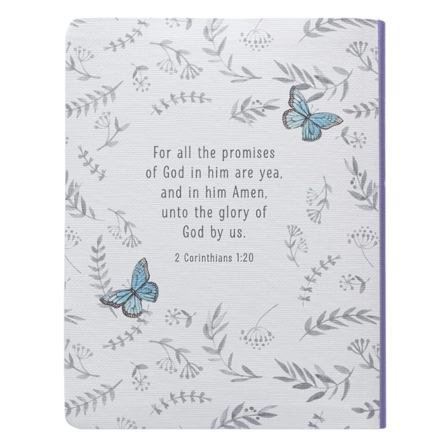 Purple Print Faux Leather KJV My Promise Bible