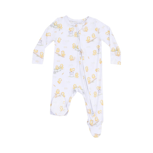 Angel Dear Baby Chicks 2-Way Zipper Footie
