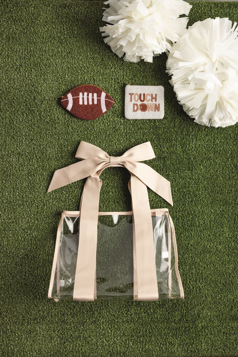 Mud Pie Stadium Clear Tote