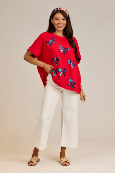 Mud Pie Americana Sparkle Tops