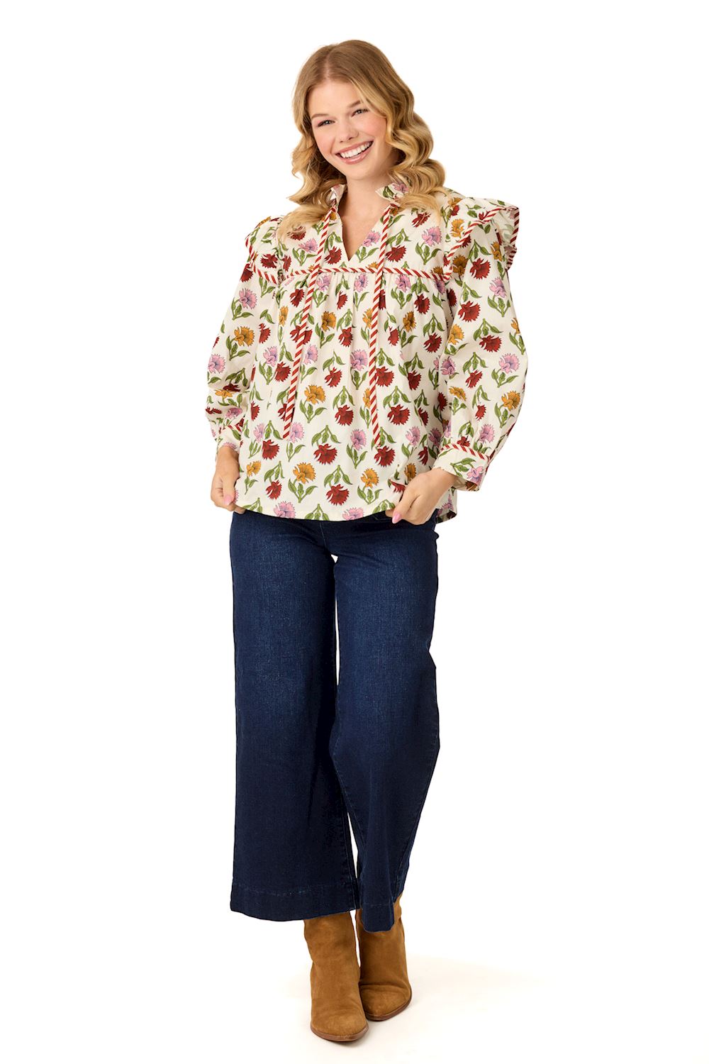 Mud Pie Harvest Poplin Top