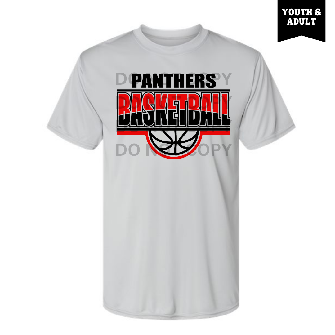 Silver Panthers Basketball Drifit
