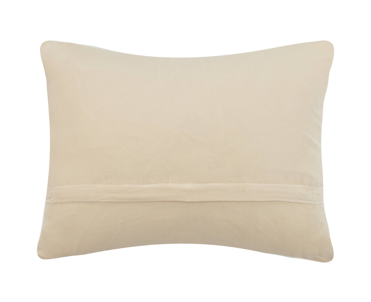 Teal Harvest With Fruits Hook Pillow