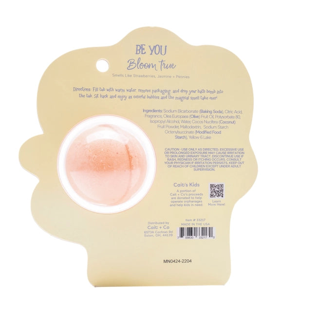Be You, Bloom True Flowers Clamshell Bath Bomb