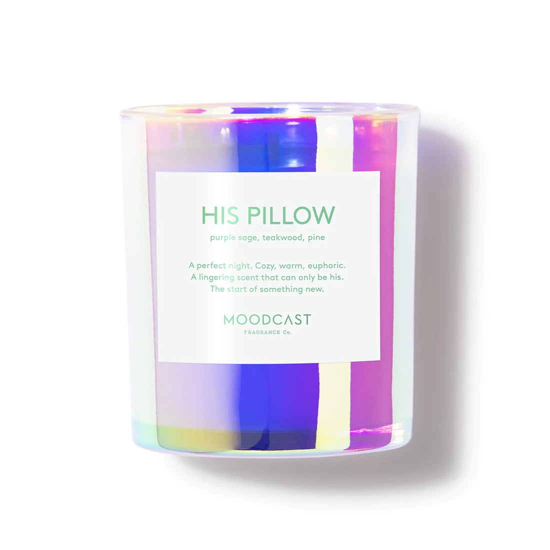 His Pillow Iridescent Candle