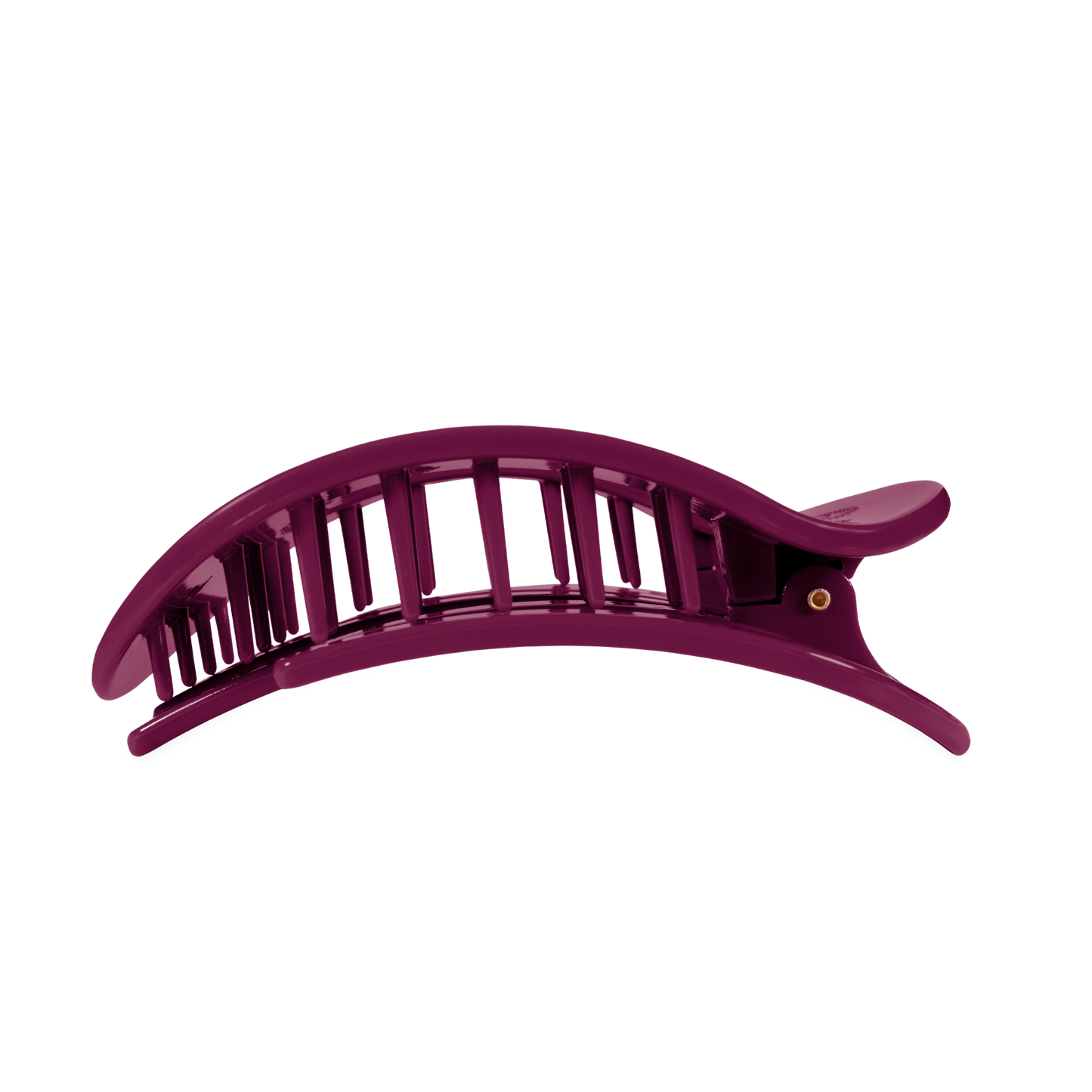 Round Flat TELETIE Clip | Large | Mulberry