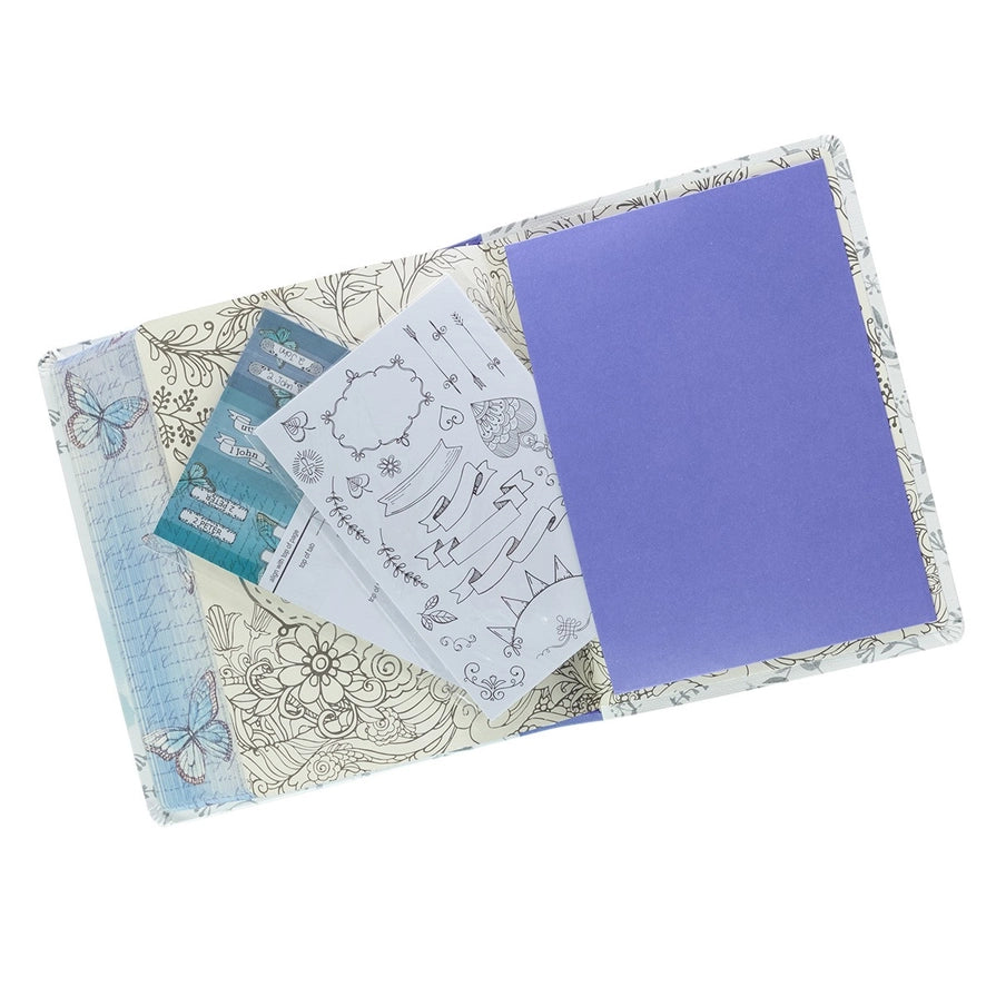 Purple Print Faux Leather KJV My Promise Bible