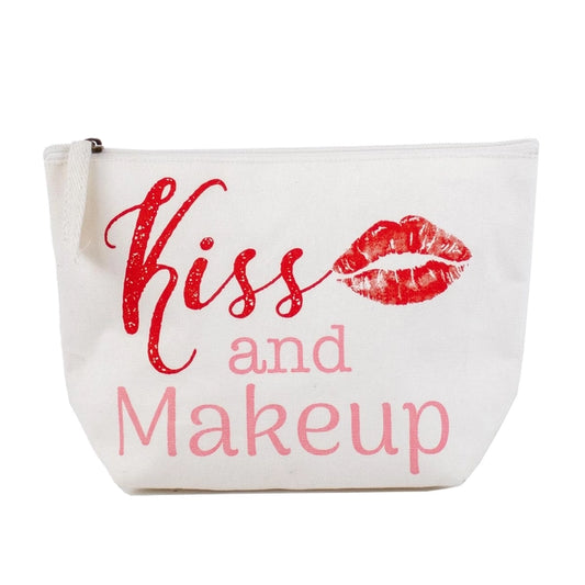 Kiss & Makeup Cosmetic Bag