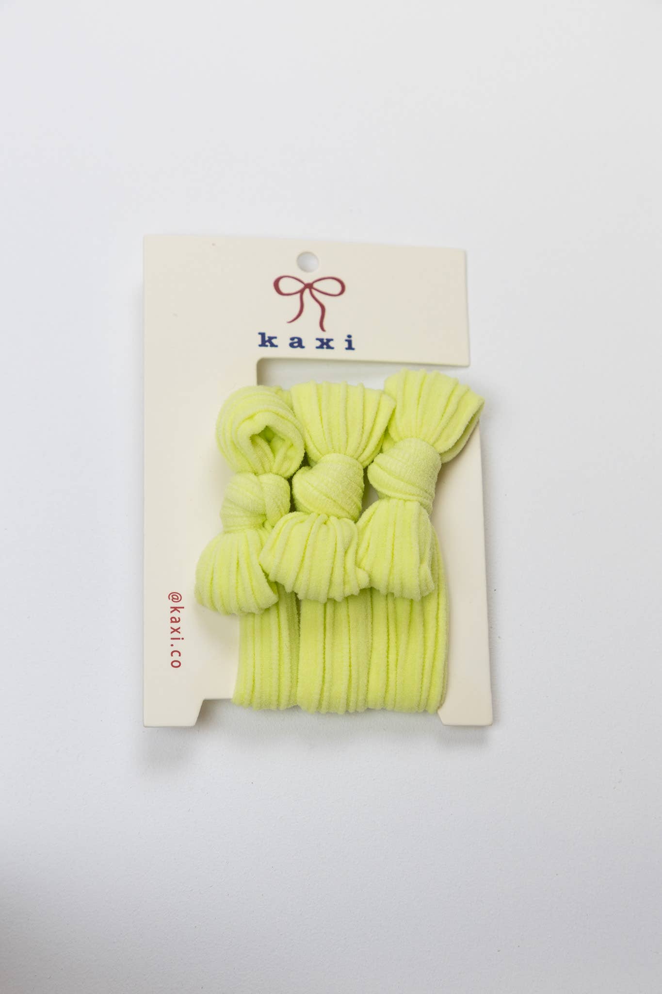 Kaxi Nylon Bow Slick Back Hair Ties