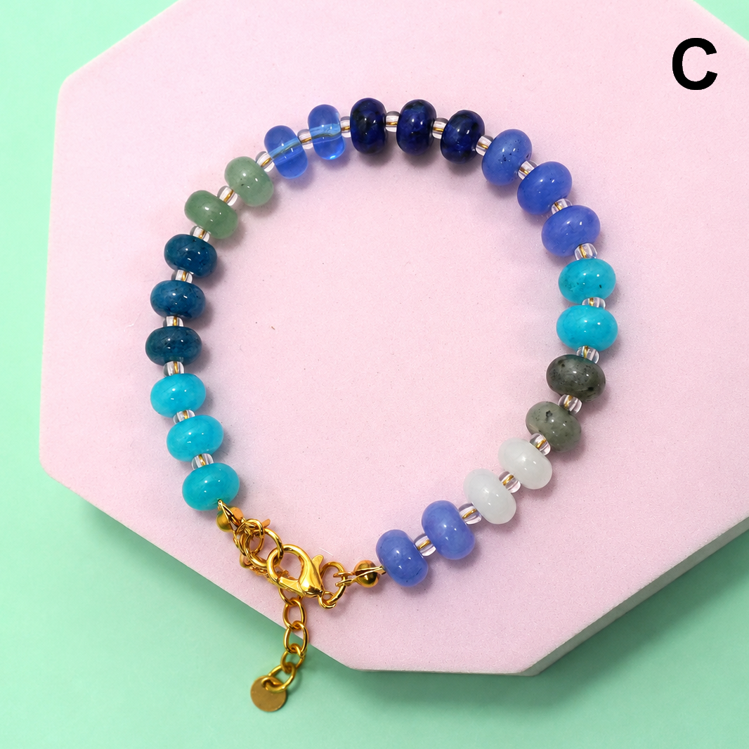 Boho Resin Beaded Bracelet