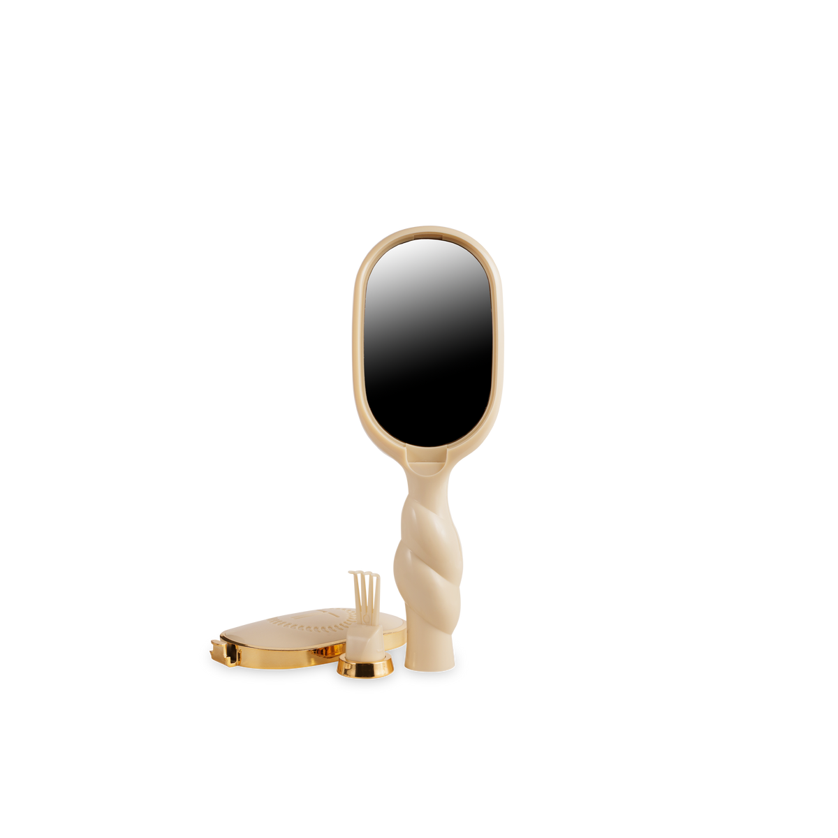 TELETIE Mini Detangler Brush for Medium Hair | Tan