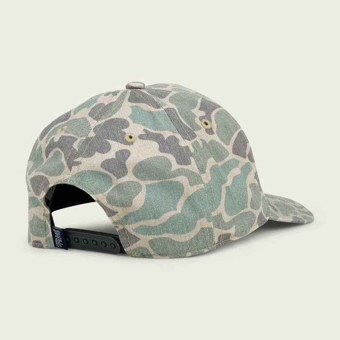Youth Green Camo RR Leather Hat