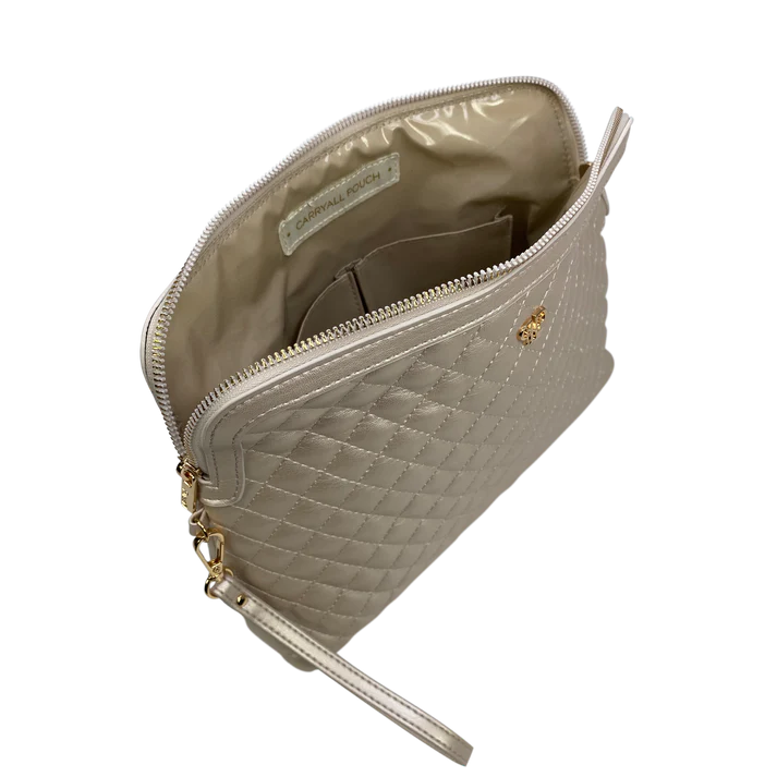 Carryall Pouch - Pearl Quilted