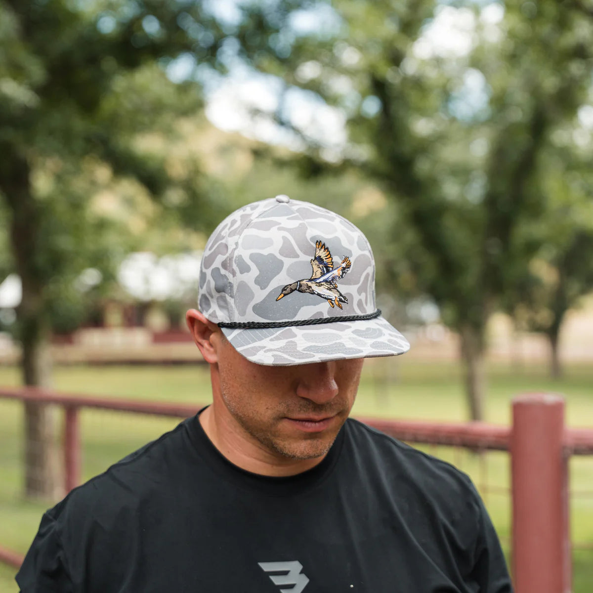 Classic Deer Camo Diving Mallard Cap