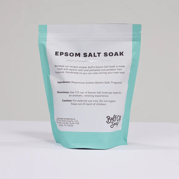 Buff City Soap Epsom Salt Soak - Magnolia