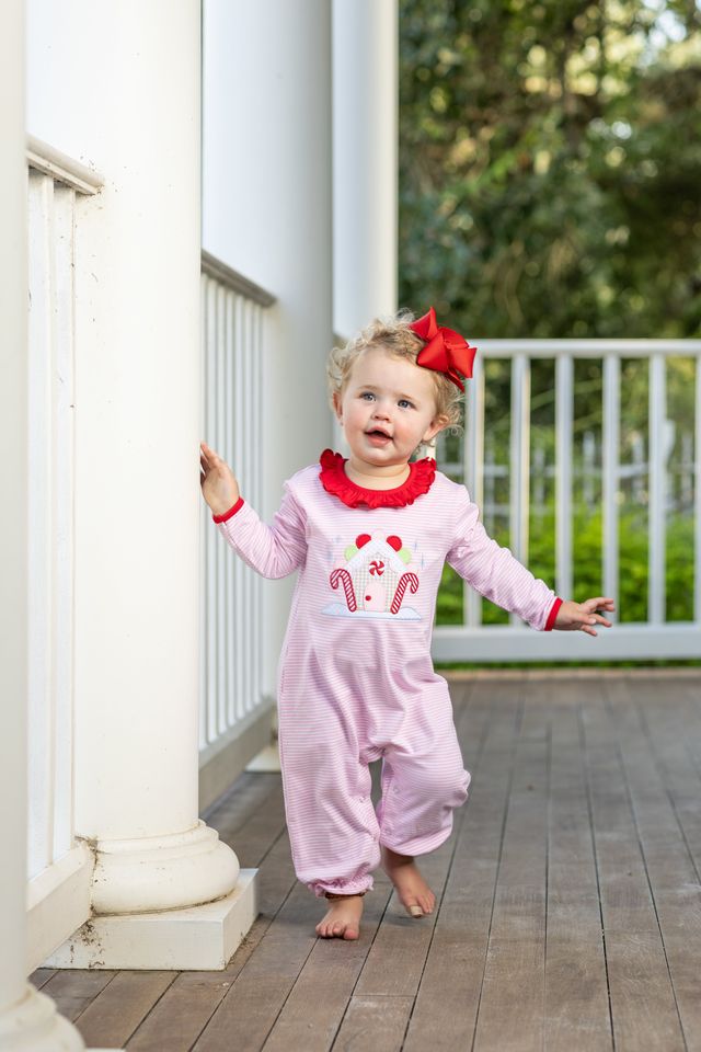 Trotter Street Gingerbread House Romper