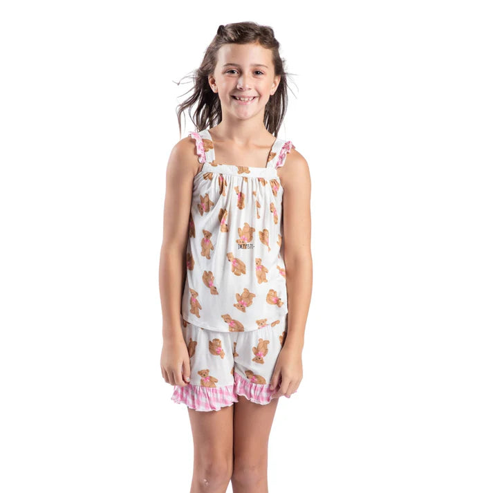 Kid's Buckley Bear Bamboo Tank Set