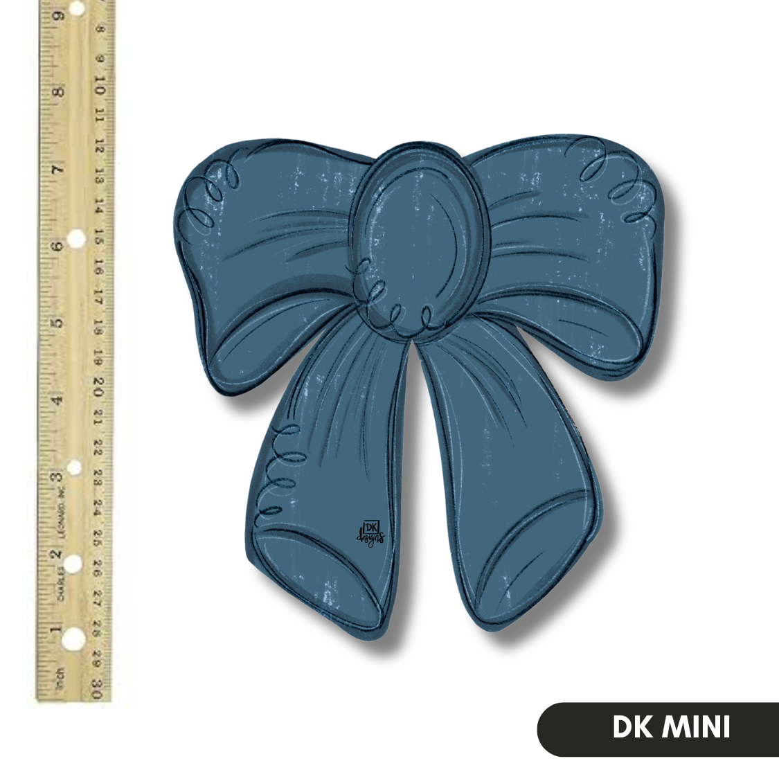 Navy Bow Mini by DK Designs Georgia