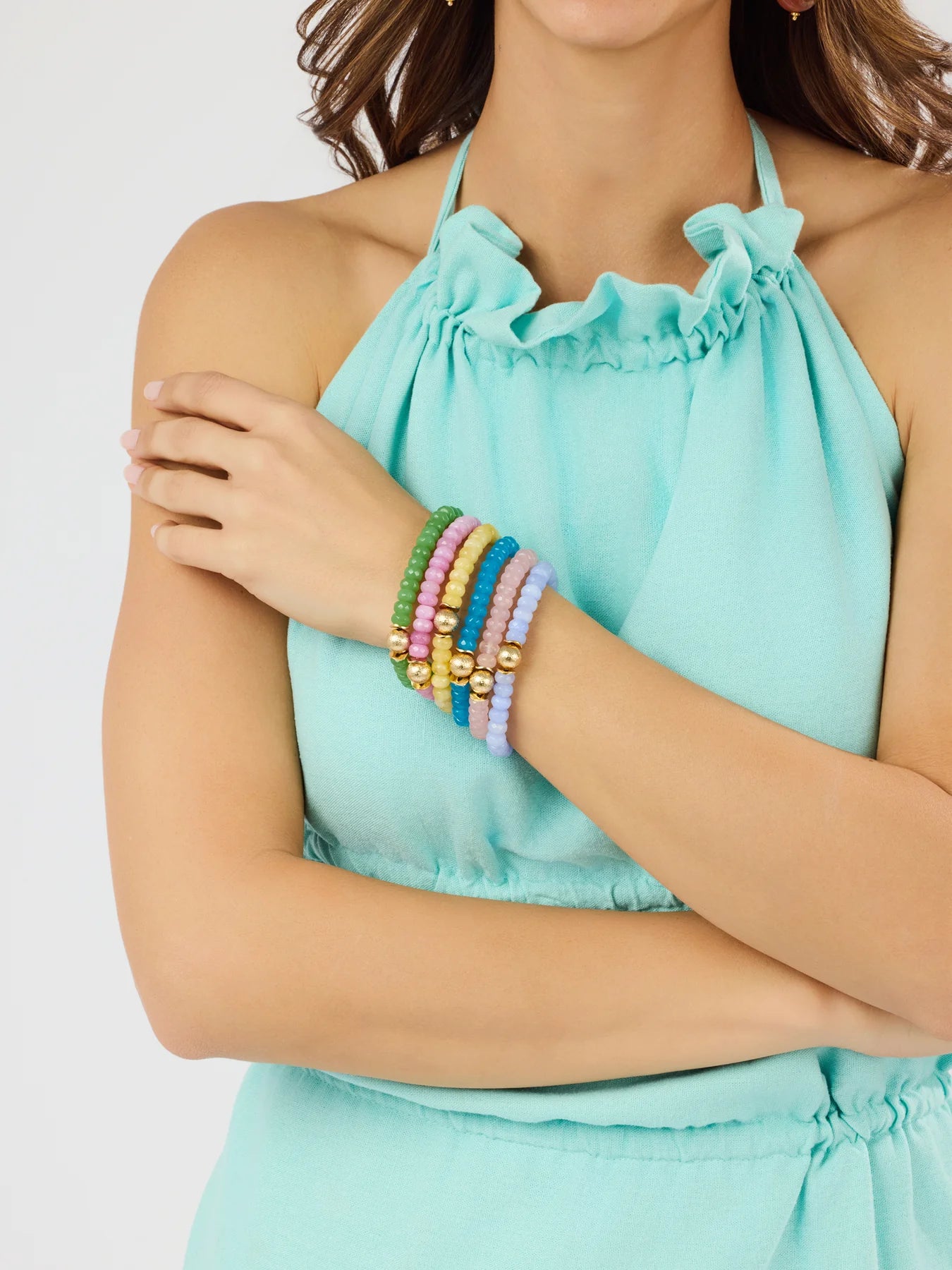 Pink Paloma Beaded Bracelet