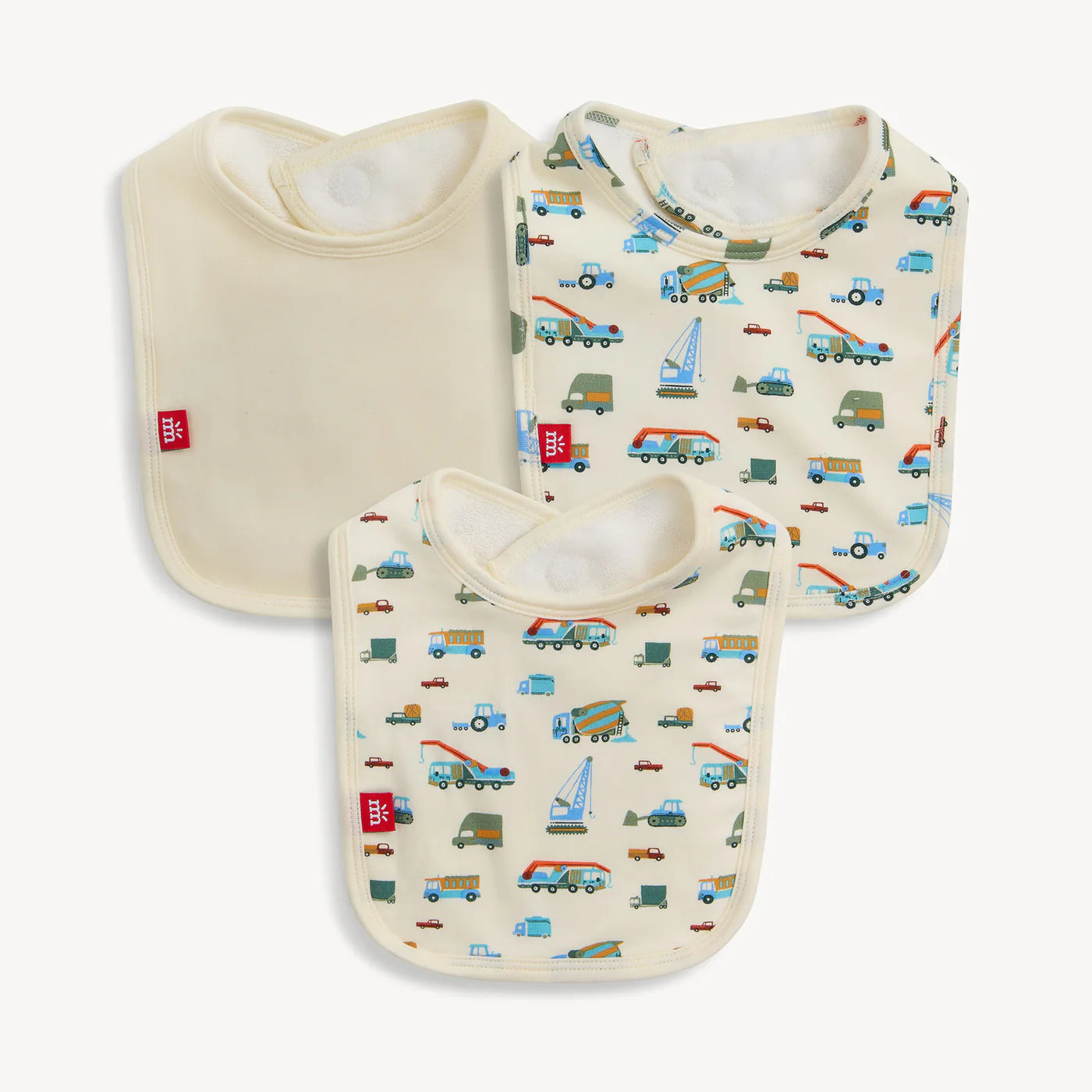Magnetic Me Dumps Like a Truck 3-Pack Bib Set