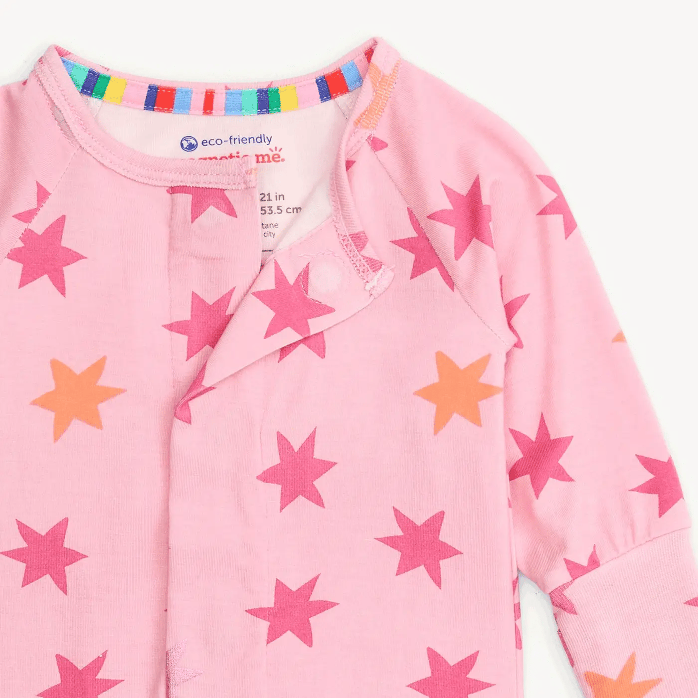 Magnetic Me Pink Cosmic Confetti Footie