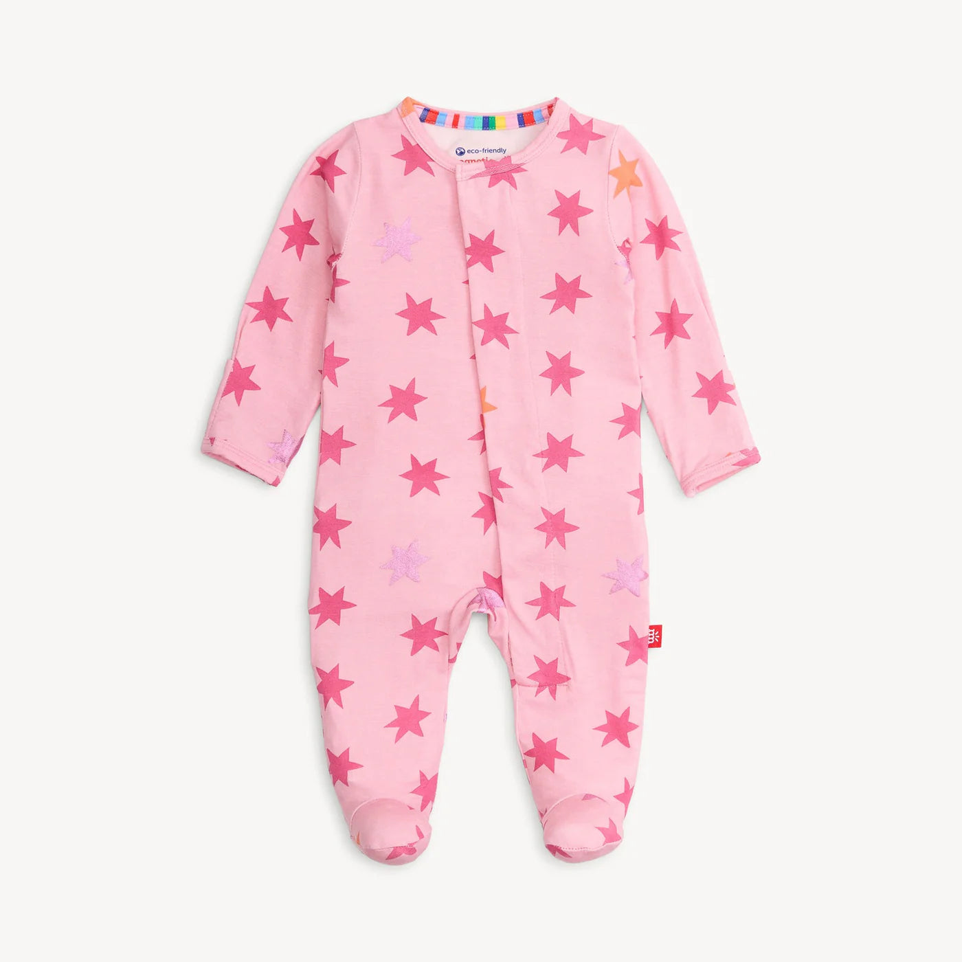 Magnetic Me Pink Cosmic Confetti Footie