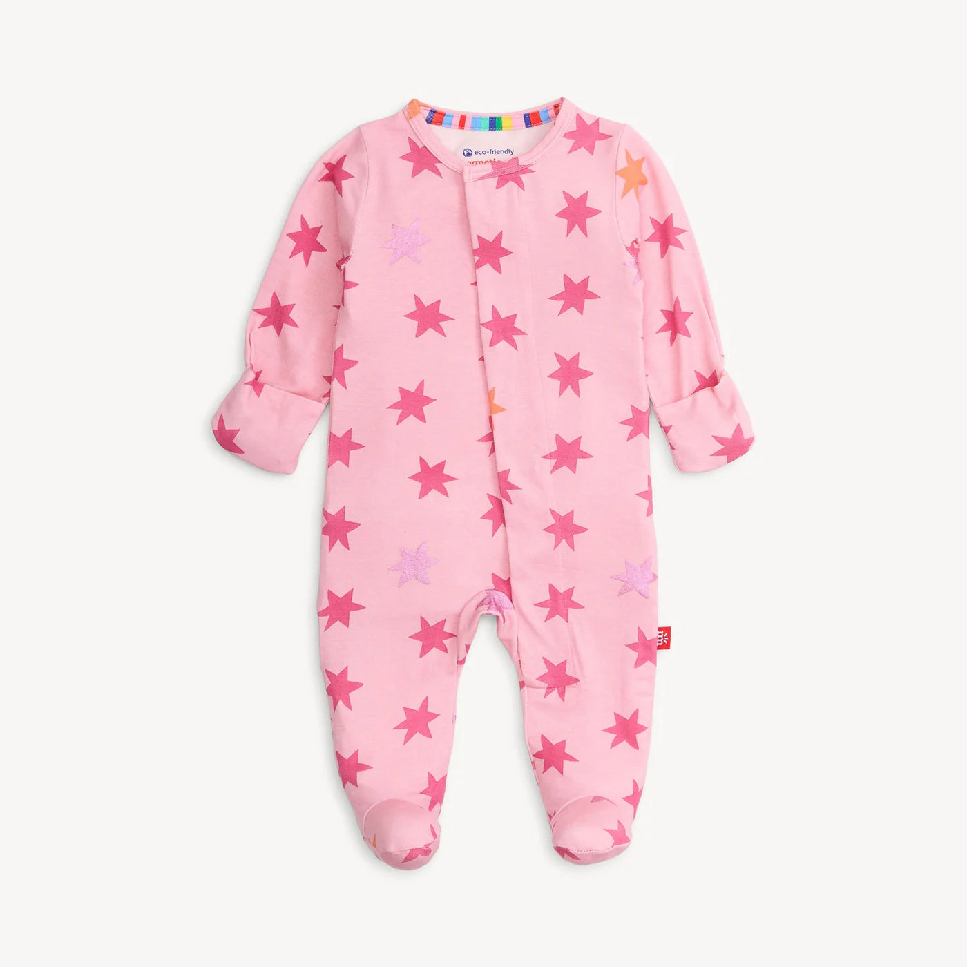 Magnetic Me Pink Cosmic Confetti Footie