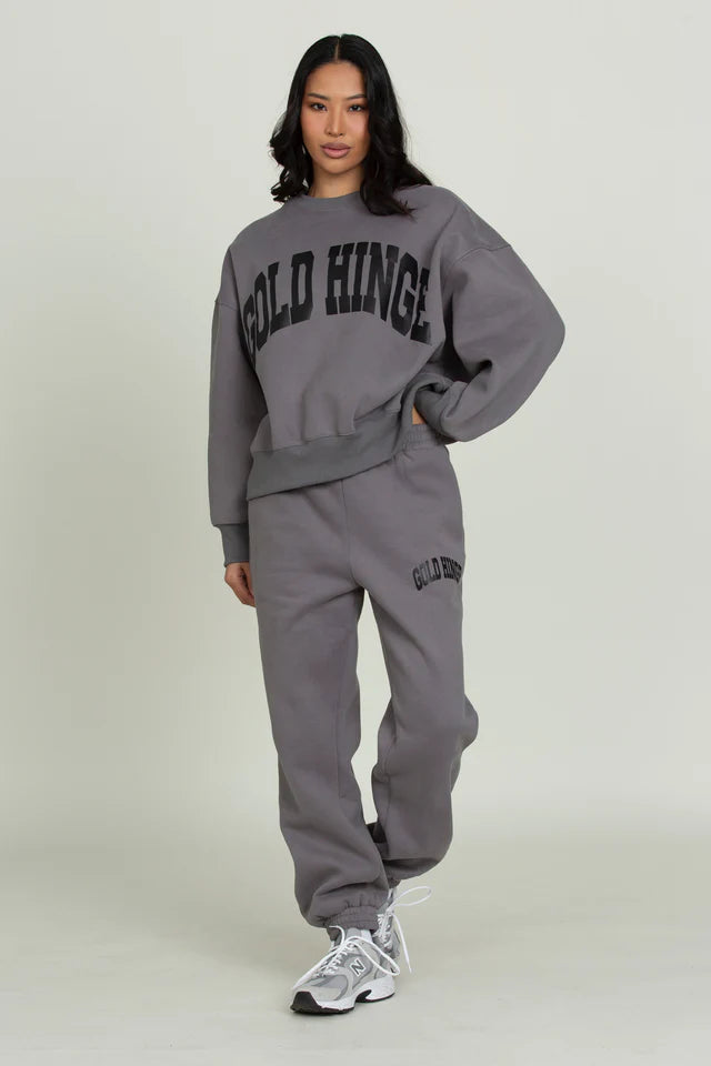 Gold Hinge Obsidian Grey Sweatpants