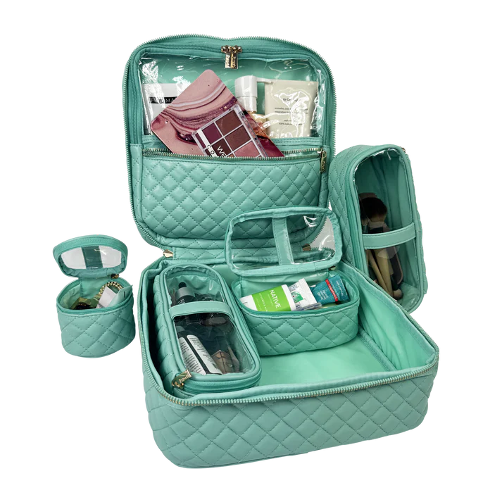 Mini Diva Makeup Case - Turquoise Quartz