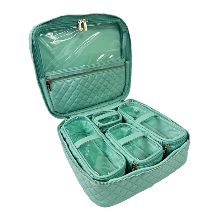 Mini Diva Makeup Case - Turquoise Quartz