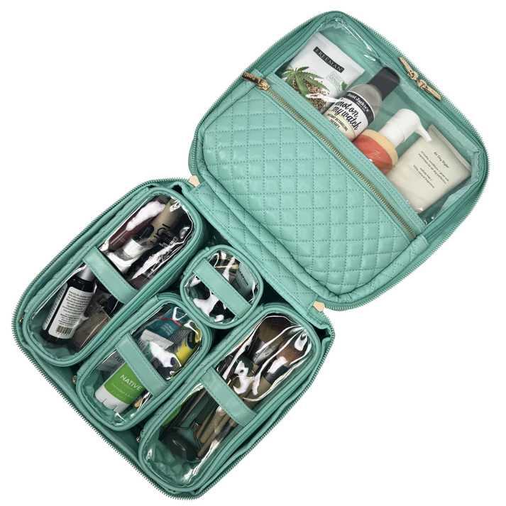 Mini Diva Makeup Case - Turquoise Quartz