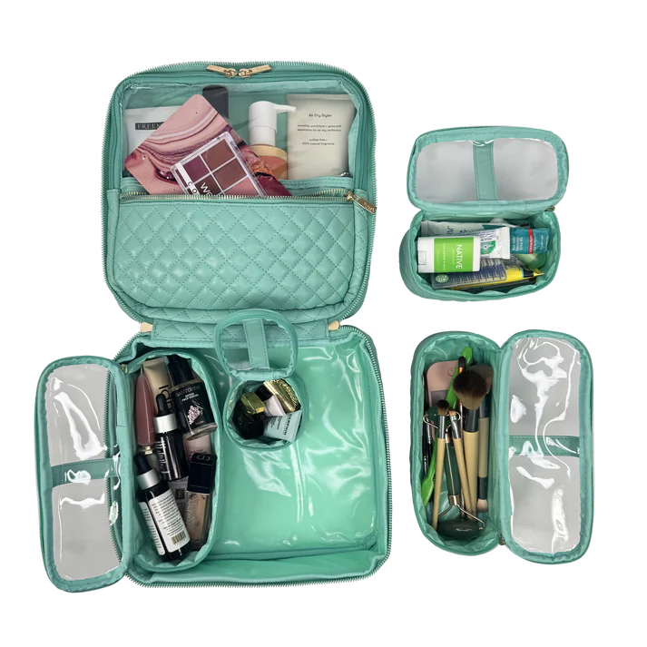 Mini Diva Makeup Case - Turquoise Quartz