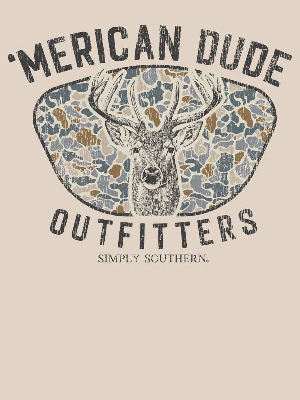 Men's Linen Deer Dude Tee