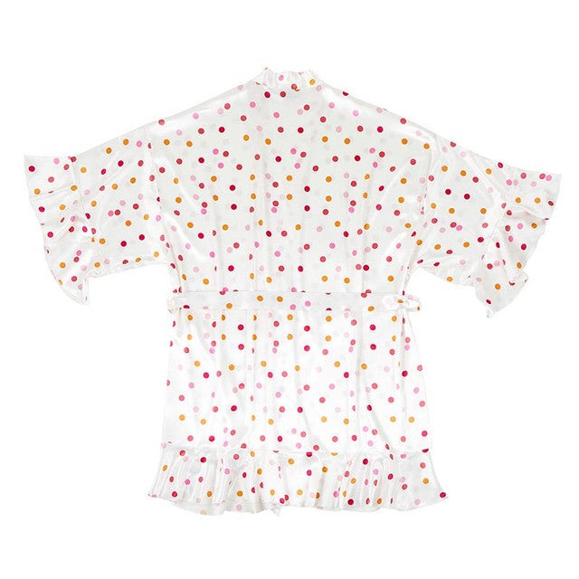 Confetti Ruffled Robe