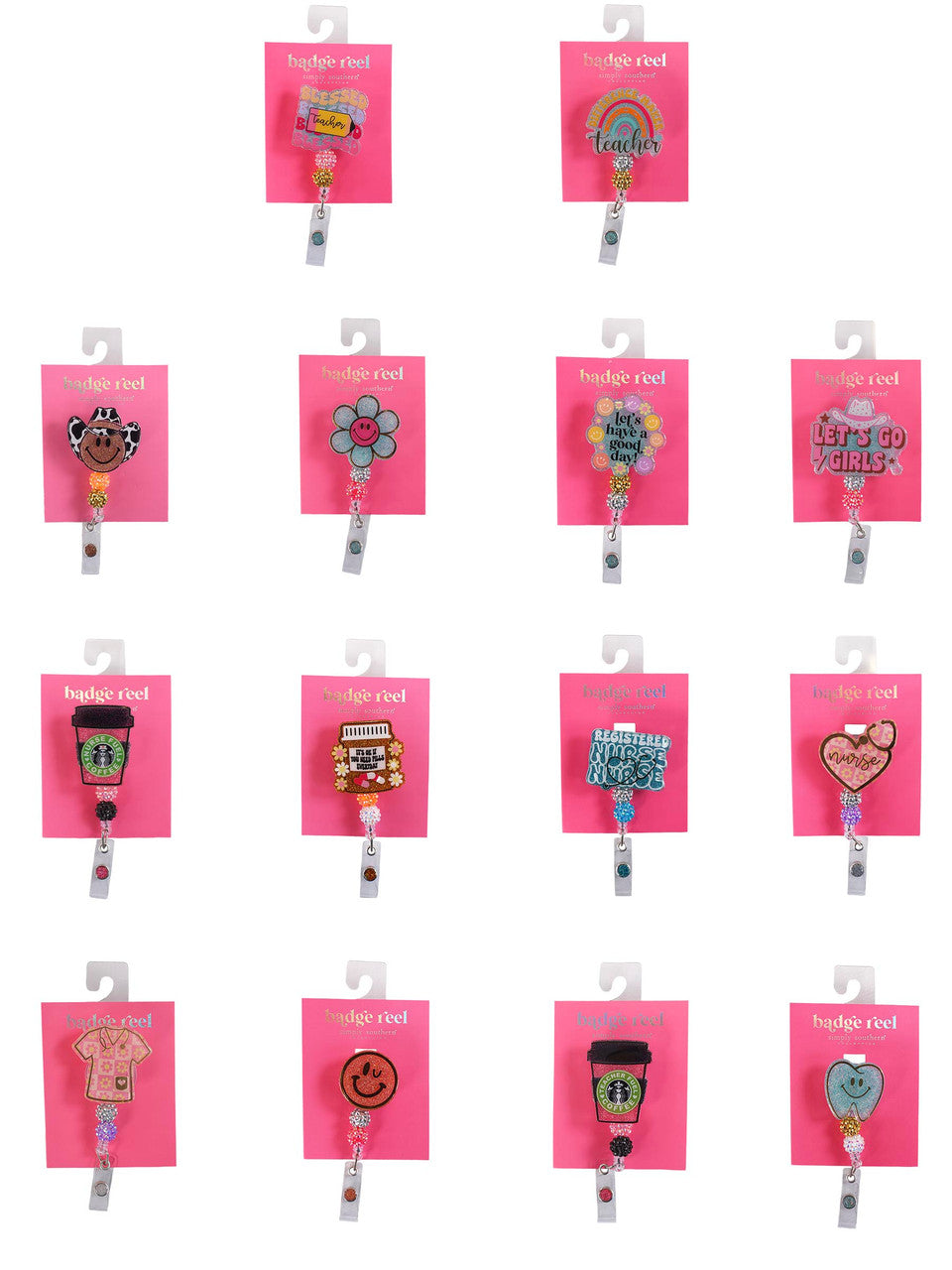 Sparkly Badge Reels