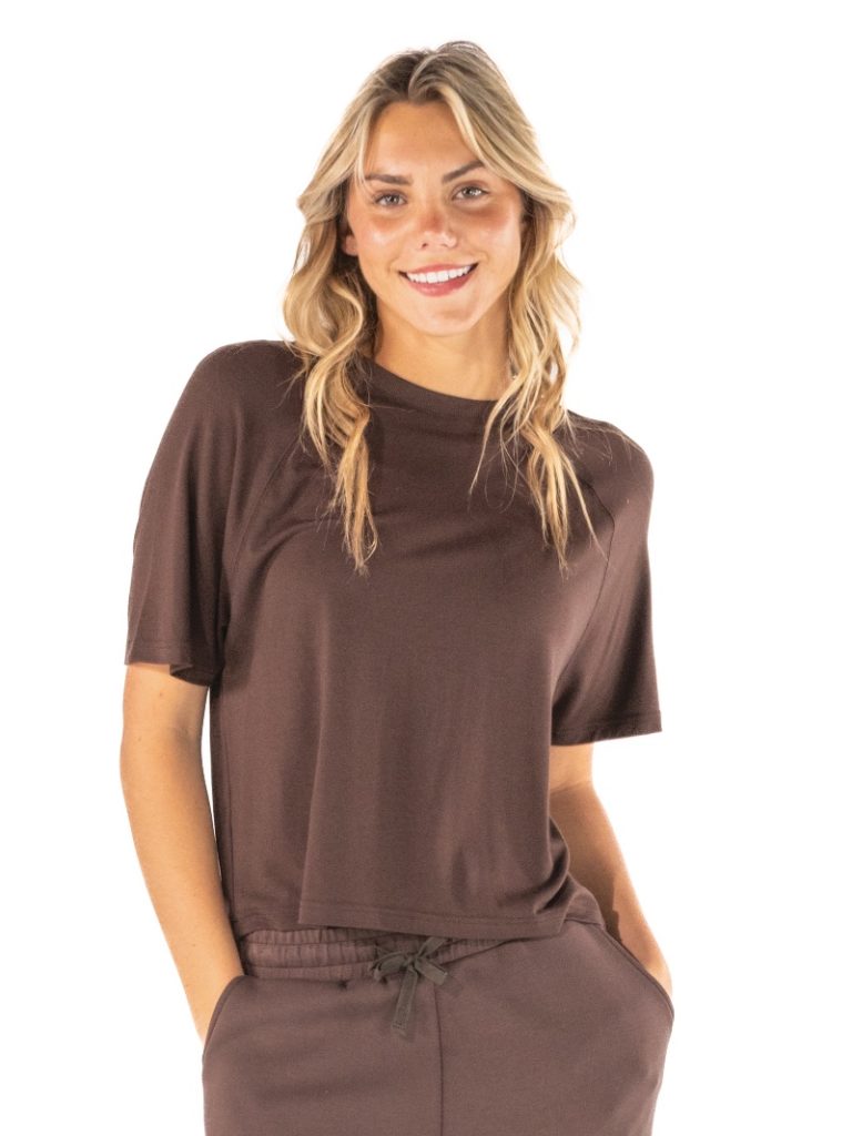 Coffee Modal Jersey Lounge Tee