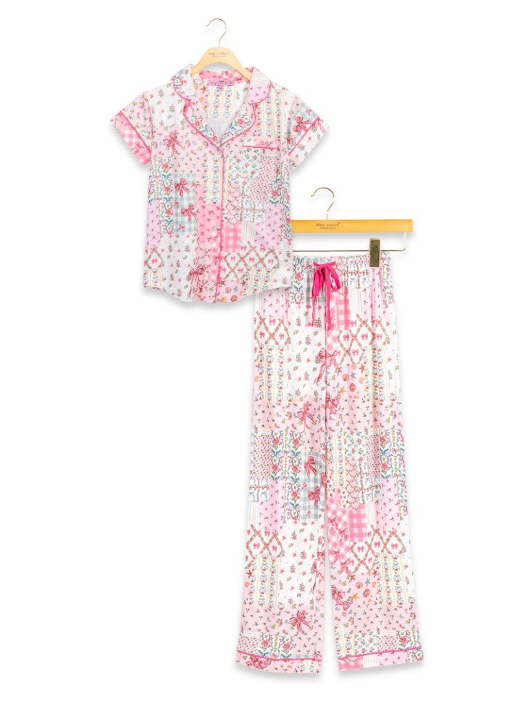 Youth Quilted Ribbon Simply Soft Pajama Pant Set