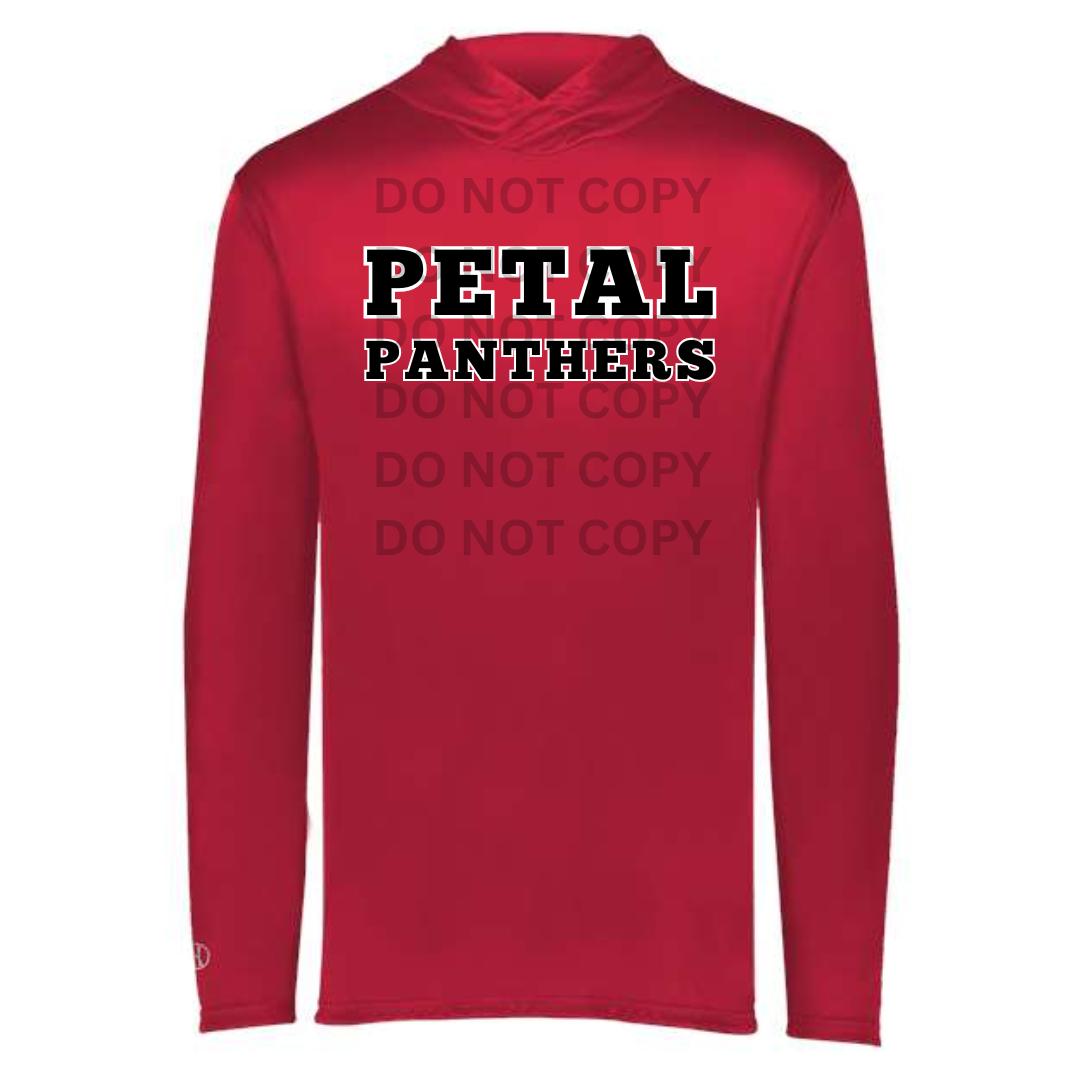 Red Petal Panthers Athletic Block Drifit Long Sleeve